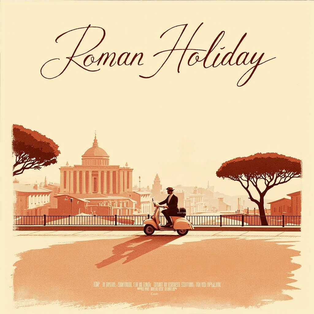 Poster artwork for Roman Holiday (1953)
